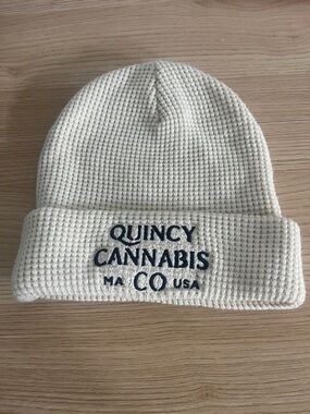 Quincy Cannabis Waffle-Knit Beanie
